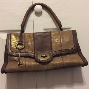 Gently used Fossil purse